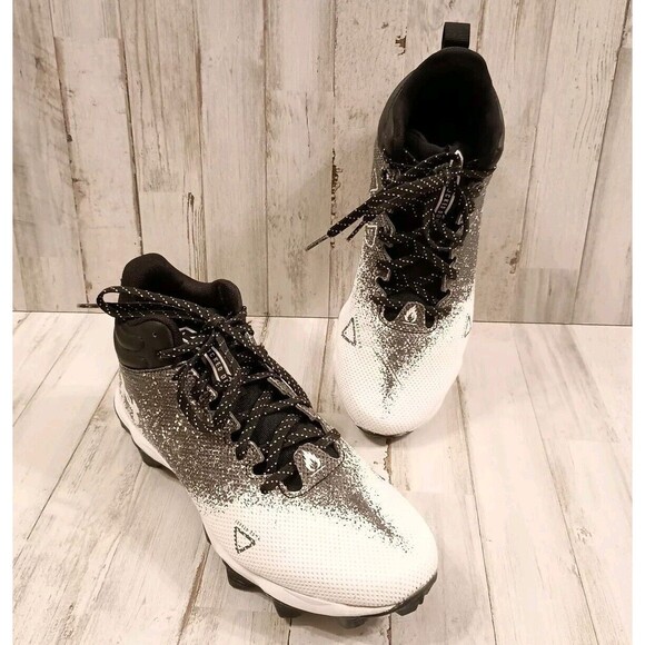 Under Armor Men's Football Cleats Size 7.5 Spotlight Fran 2.0 Shoes 3025084-001 - Picture 1 of 13